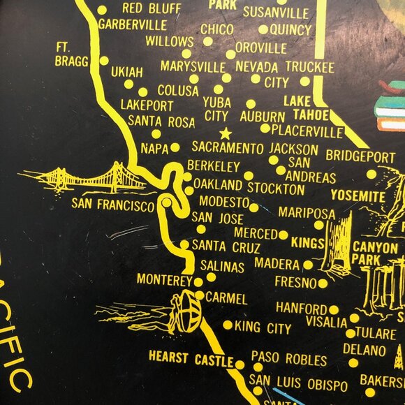 Vintage California  Disneyland Souvenir Tray - Picture 5 of 9